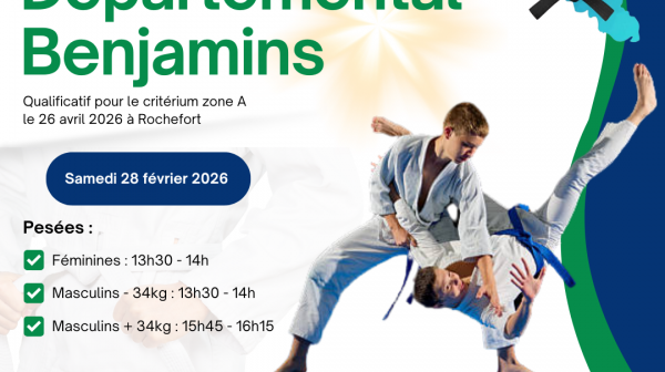 Critérium benjamins et Coupe du Jeune Officiel minimes : rendez-vous le 28 février à Rochefort